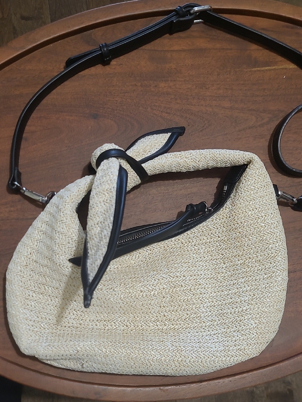 Urban Expressions Paloma Straw Shoulder Bag or Clutch